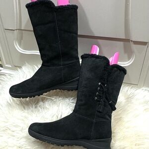 Ralph Lauren Tadina Suede Leather Boots